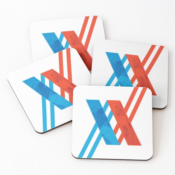Item preview, Darling in The FranXX Logo, Hiro and Zero Two (002) designed and sold by Pong Lizardo.