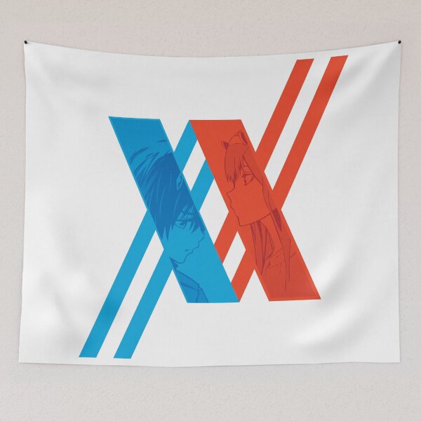 Item preview, Darling in The FranXX Logo, Hiro and Zero Two (002) designed and sold by Pong Lizardo.