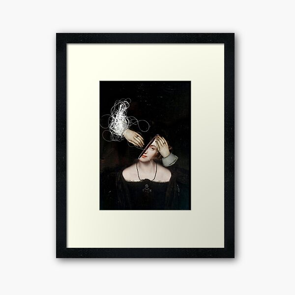 THE GENTLE DAMAGE Framed Art Print