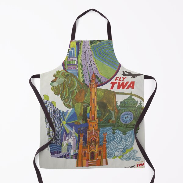 Item preview, Chicago vintage travel poster designed and sold by stickart-marek.