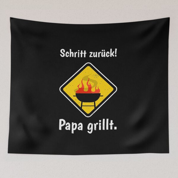 Item preview,  Dad grills. Perfect gift idea for Father's Day as a grill accessory for everyone who is the chef at the grill and ensures the ideal culinary barbecue evening. No matter if grill master at the barbecue designed and sold by khornholio.