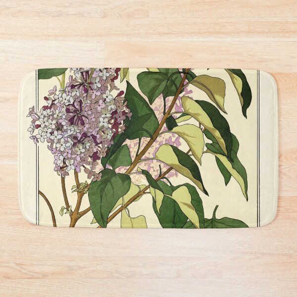 Item preview, French botanical flower plate - Anna Martin - Lilas designed and sold by DejaVuStudio.