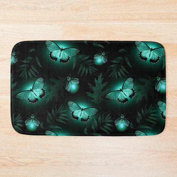 Item preview, Autumn firefly and moth teal designed and sold by BlueMothShop.