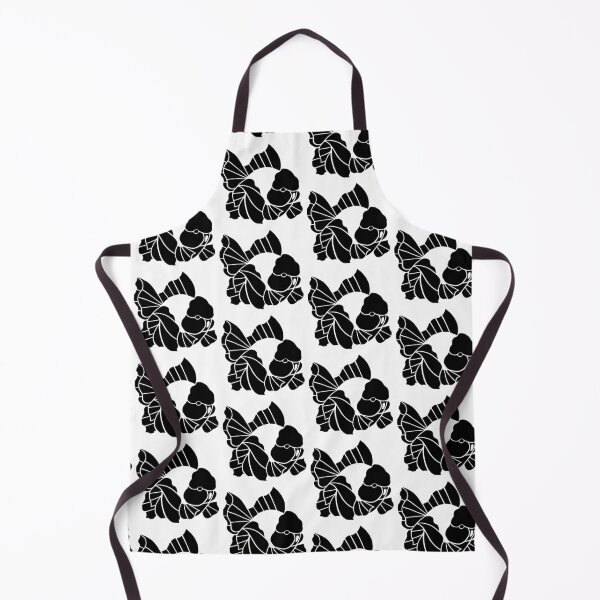 Item preview, Oranda Black and White Goldfish Logo 17 C designed and sold by Nosnah.
