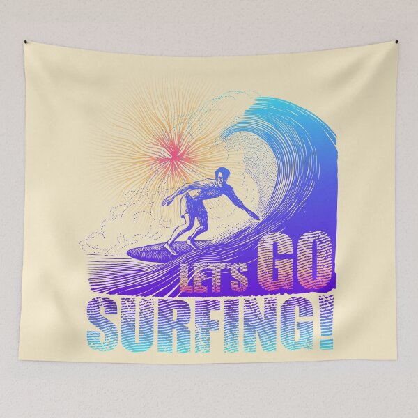 Artikelvorschau, Lass uns surfen gehen entworfen und verkauft von JackJumpingsack.