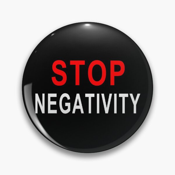 Item preview, STOP NEGATIVITY - White Writing  designed and sold by akaiawa.