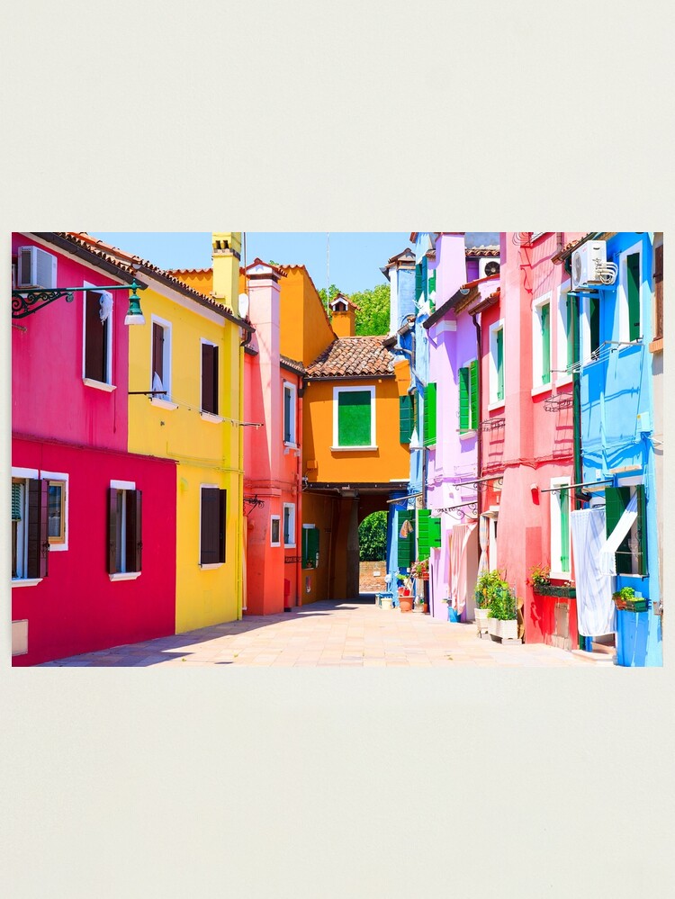 Alternate view of Burano Photographic Print