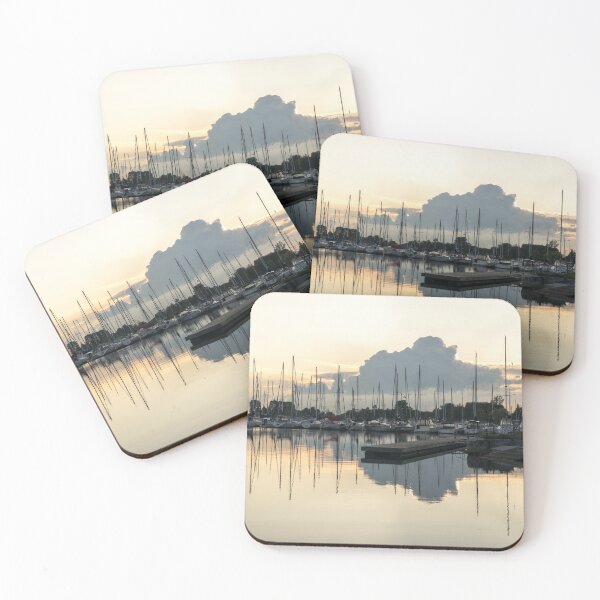 Item preview, Obscured Marina Sunrise - Balanced Symmetry in Silver and Platinum designed and sold by Georgia Mizuleva.