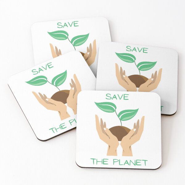 Item preview, Save the planet plant design designed and sold by JustCreativity.