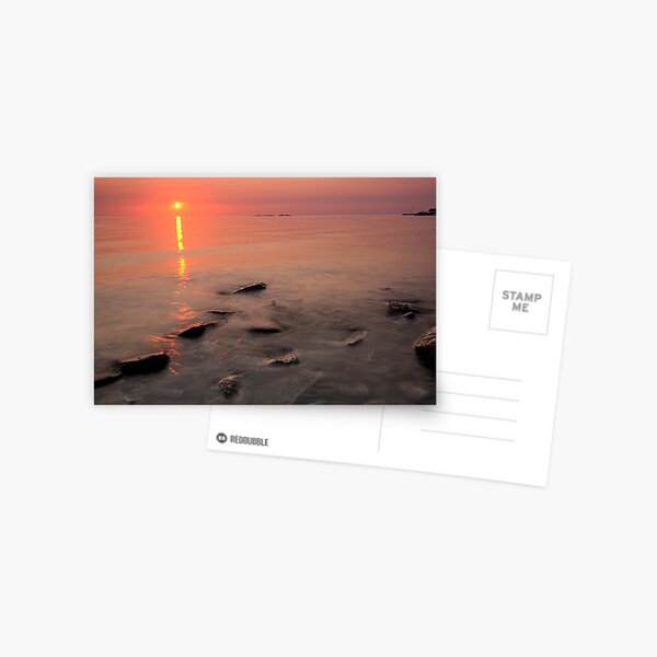 Lake Michigan, Sunset Postcard