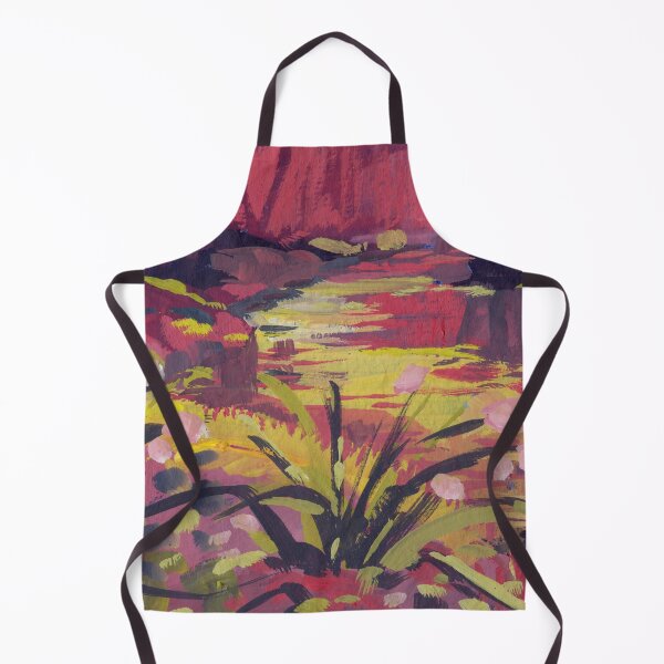 Item preview, Red Pond - Abstract landscape #2 designed and sold by ShaMiLaB.