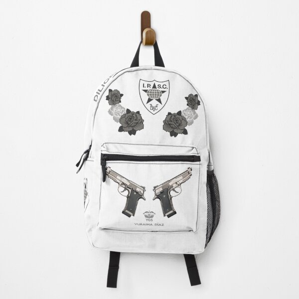 Item preview, Guns, roses ... and IPSC. White. Yuraima Diaz designed and sold by yourgunsstyle.