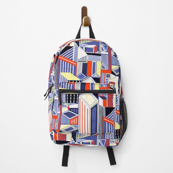 Item preview, Abstract Minimalist City (Pastel & Orange) designed and sold by TigaTiga.