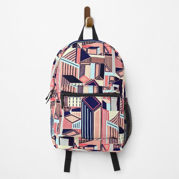Item preview, Abstract Minimalist City (Blush & Navy) designed and sold by TigaTiga.