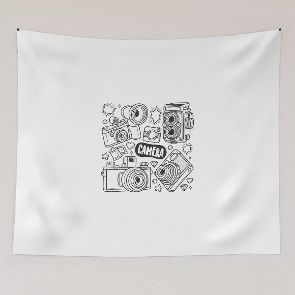 Item preview, Camera Doodle designed and sold by CottonandCasual.