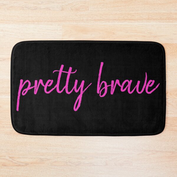 Item preview, Pretty brave - pink on black designed and sold by jesscargill.