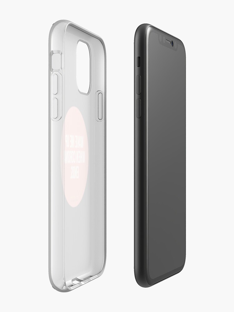 Alternate view of Wake Me Up When Corona Ends. -Green Day Parody iPhone Case & Cover