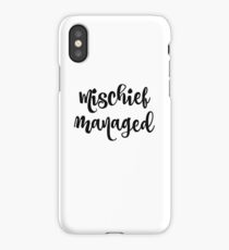 Mischief Managed iPhone Case