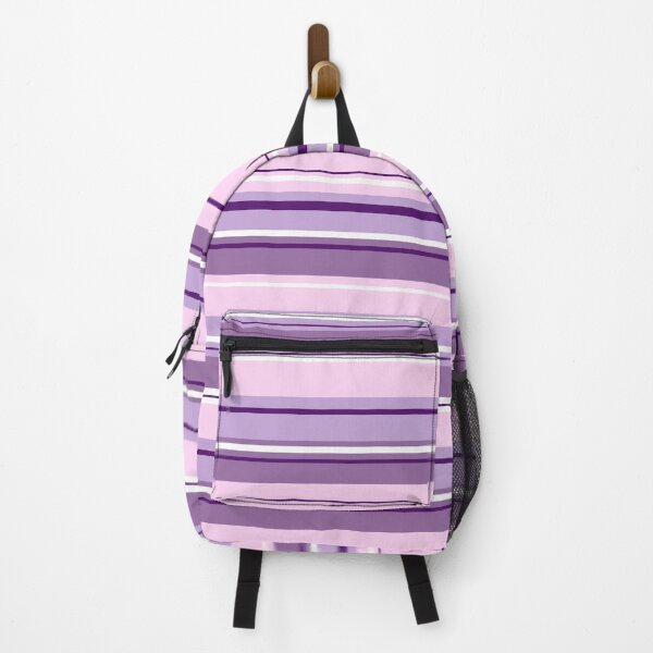 Item preview, Mixed Striped Design Pinks Purples White designed and sold by NataliePaskell.