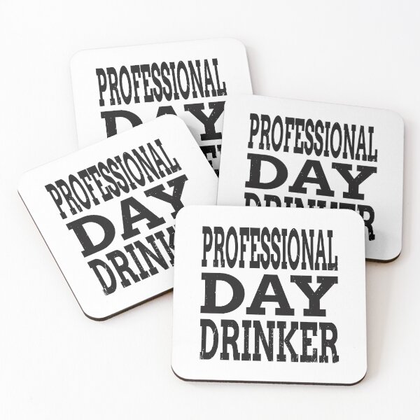 Item preview, Professional Day Drinker (Funny Text Quote • Vintage Retro Distressed Grunge) designed and sold by SassyClassyMe.