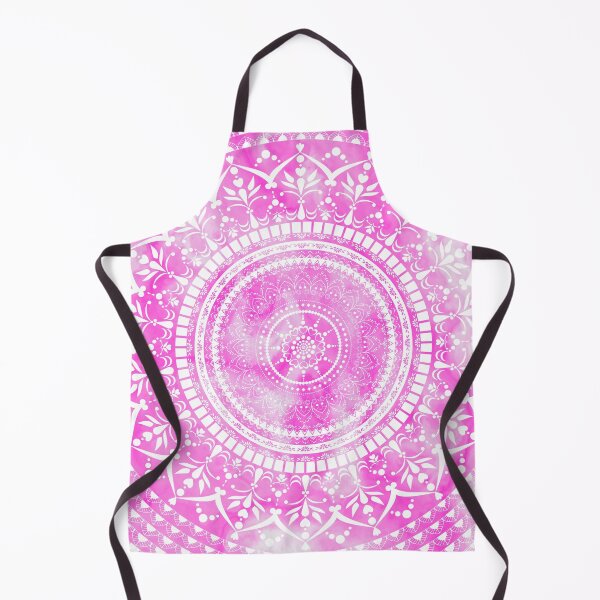 Item preview, Mandala pink pink white marbled designed and sold by ChrissiCreation.