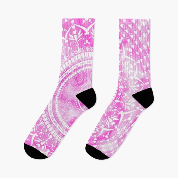Item preview, Mandala pink pink white marbled designed and sold by ChrissiCreation.
