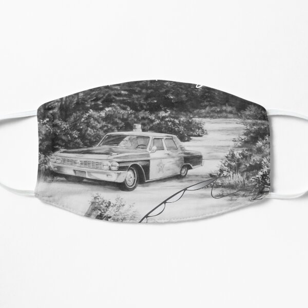 Gone Fishing Mayberry Flat Mask