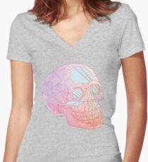 Crystal Skull Shirt mit V-Ausschnitt