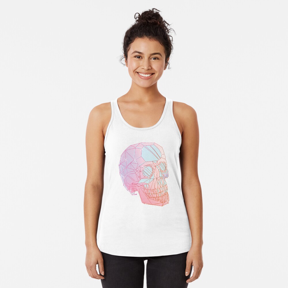 Crystal Skull Racerback Tank Top
