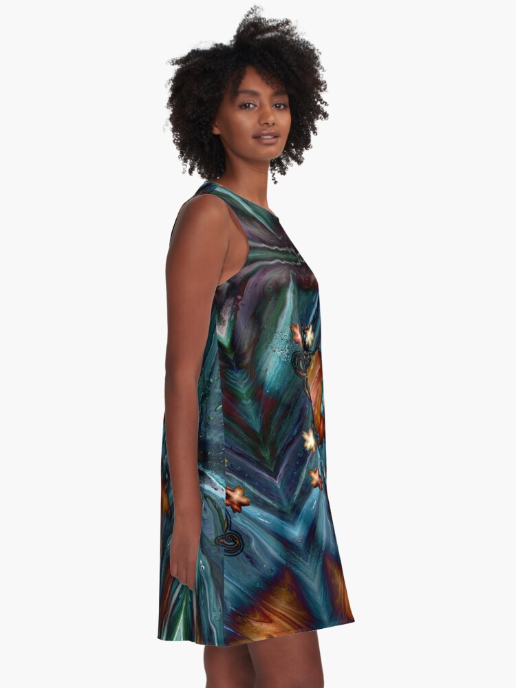 Alternate view of Happy Goldfish A-Line Dress