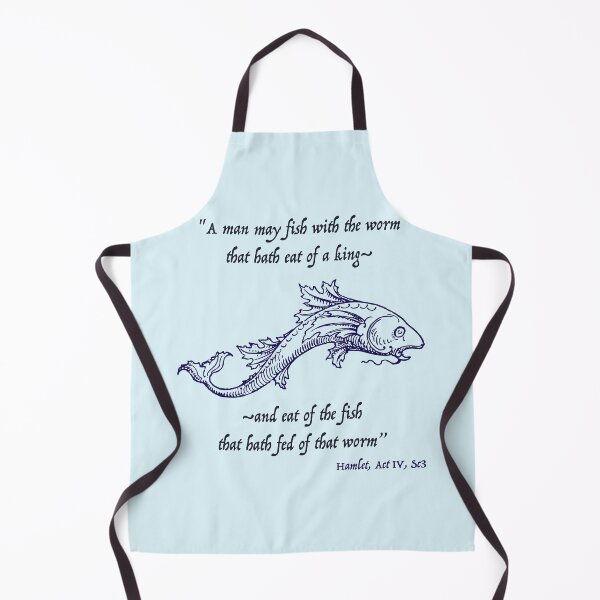 Item preview, Eat of the fish that hath fed of that worm - Hamlet designed and sold by Bardly-Legal.