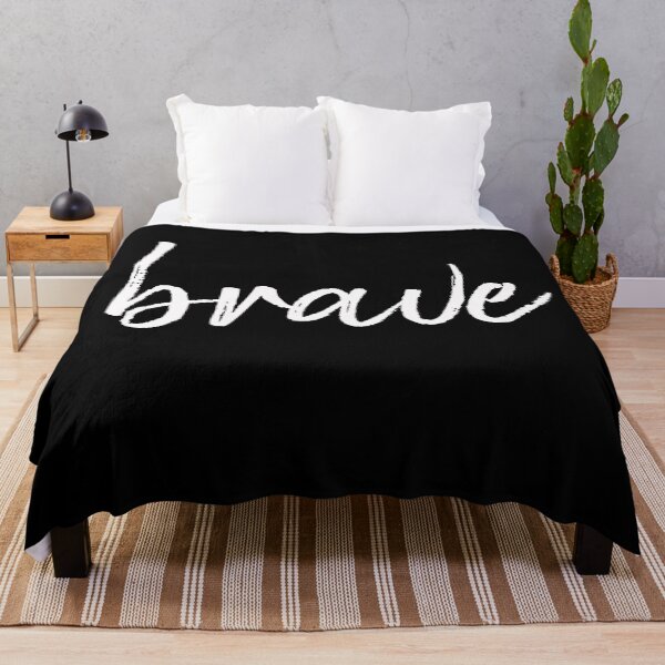 Item preview, Brave - white on black designed and sold by jesscargill.