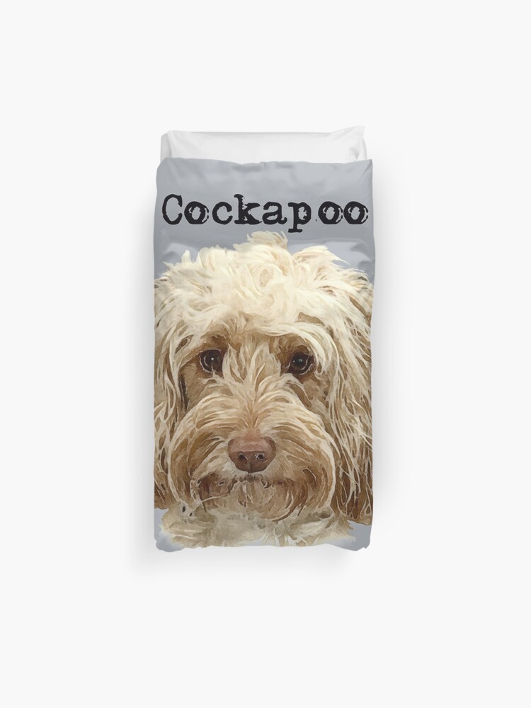 cockapoo duvet cover