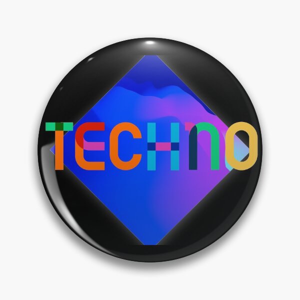 Item preview, Techno designed and sold by Raw Creative Prints.