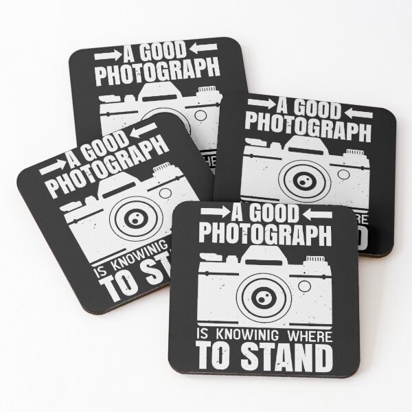 Item preview, A Good Photograph Is Knowing Where To Stand designed and sold by GoodVibeDesign.