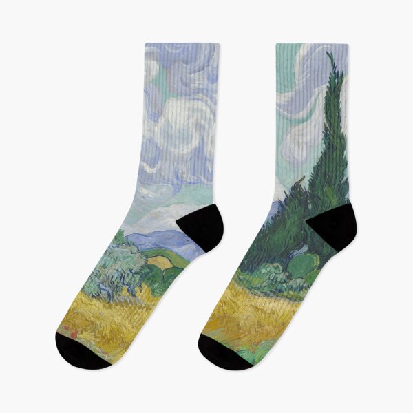 Item preview, Vincent Van Gogh - A Wheatfield With Cypresses designed and sold by vakashop.