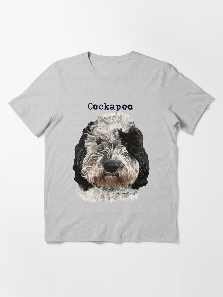 Black and White Cockapoo Dog