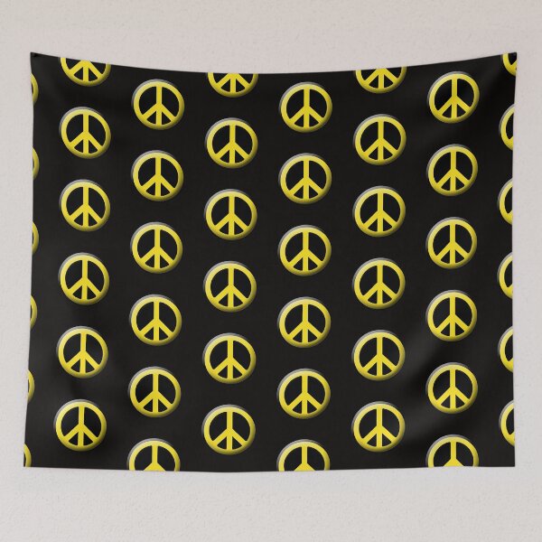 Item preview, Yellow Peace Sign designed and sold by Poptopia.
