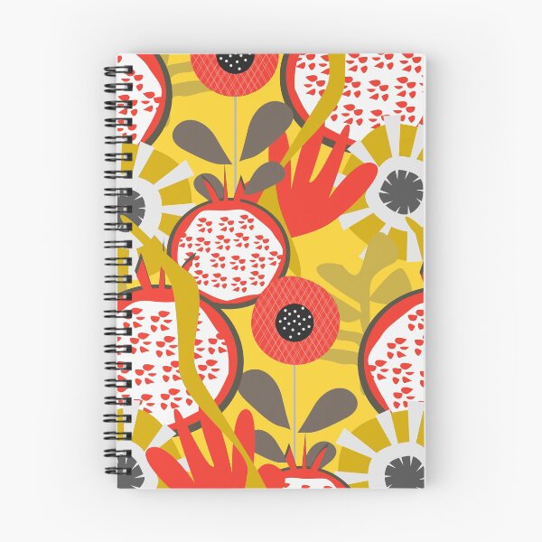 Item preview, Pomegranates and red flowers designed and sold by cocodes.