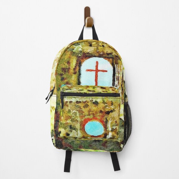 Item preview, Interior of the ruined monastery with cross designed and sold by Giuseppe Cocco.