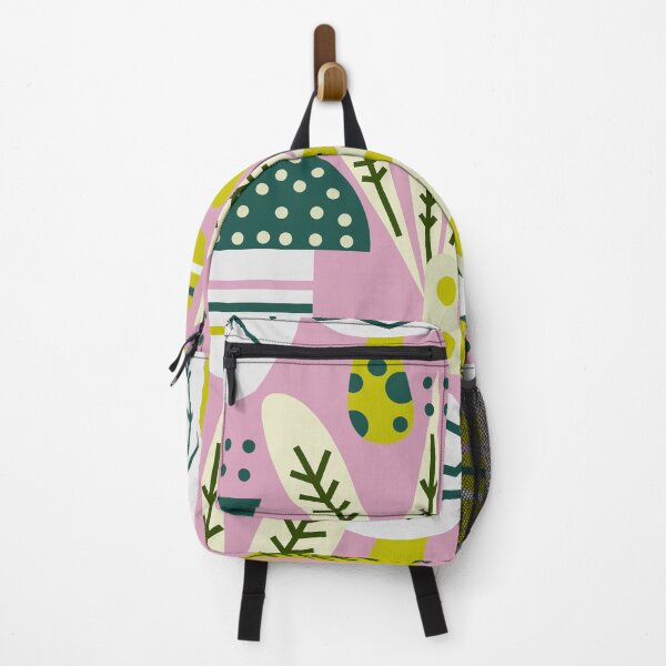 Bellotas y setas contemporáneas Mochila