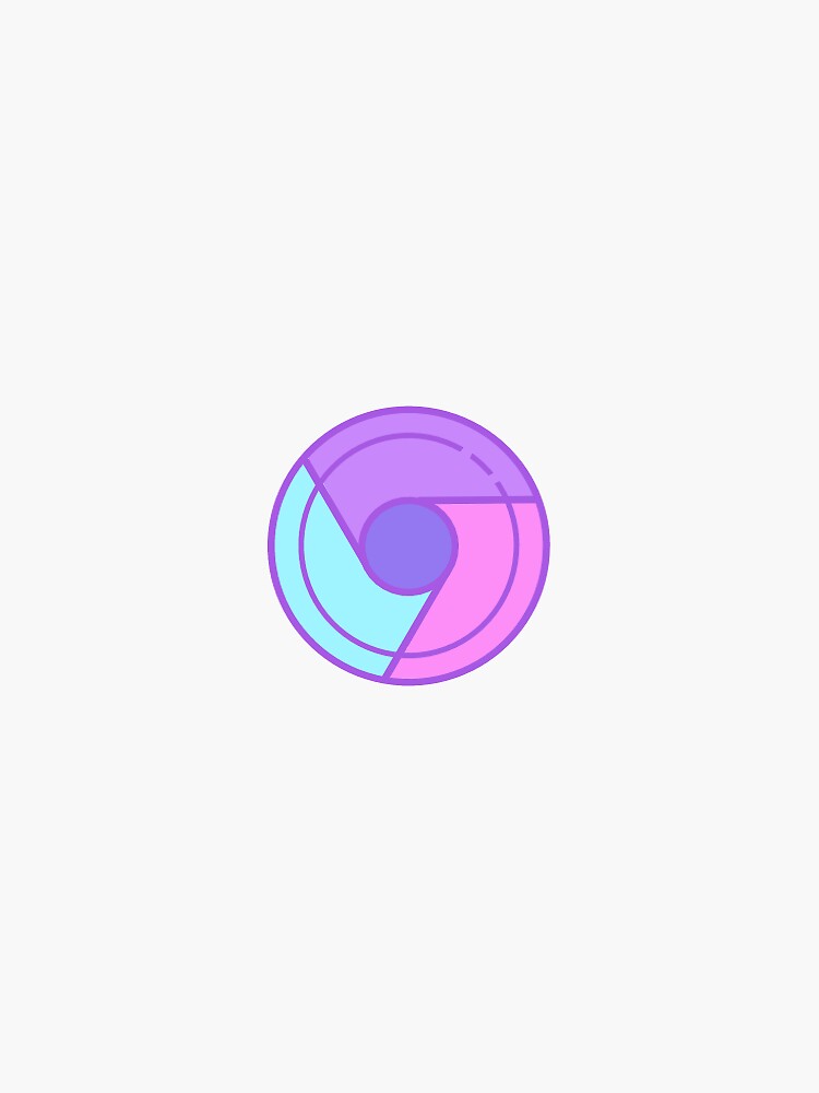 google chrome logo aesthetic