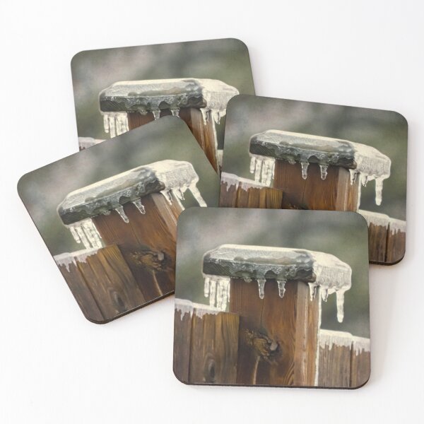 Item preview, Winter Spectacular - Fence Post designed and sold by Leslie Montgomery Art.