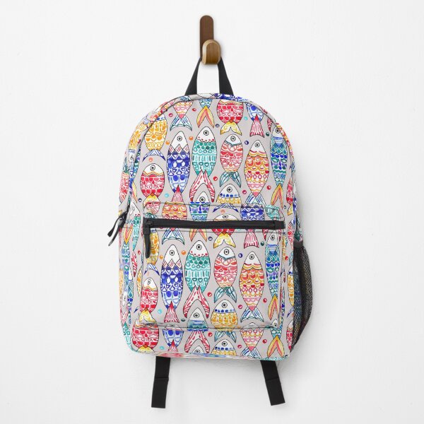 Item preview, Fish Print On Grey designed and sold by TigaTiga.