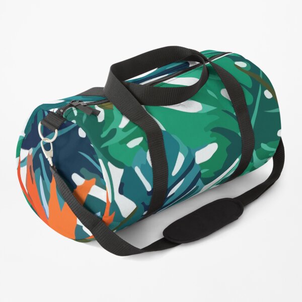 Exotic tropical background Duffle Bag