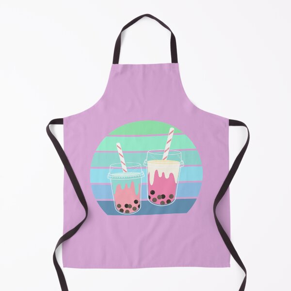 Item preview, Bubble Tea Boba Sunset Retro designed and sold by playloud.