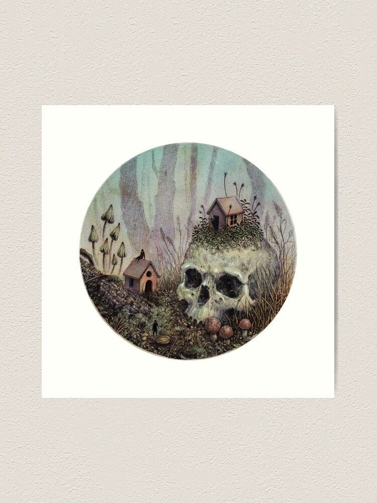 Alternate view of Little Forest Spirits Art Print