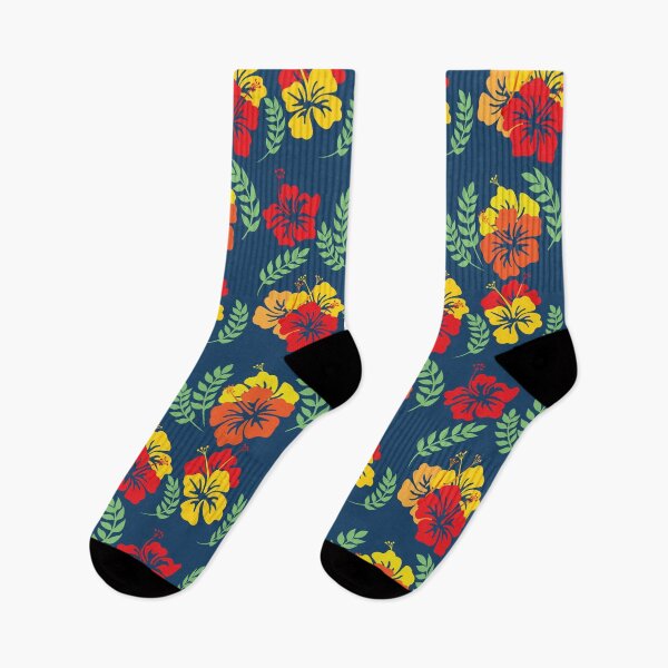 Item preview, Vintage Hawaiian 1950's Tropical Hibiscus Colorful Flowers Bouquet designed and sold by Anna Lemos.