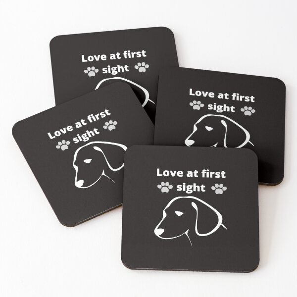 Item preview, Dog love at first sight designed and sold by NinaBetterNot.