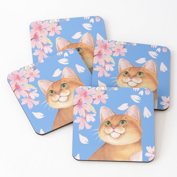 Item preview, Cute golden british shorthair cat  designed and sold by Kaoryn Chan.